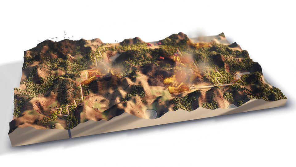 Palatinate Forest: red sandstone, little water